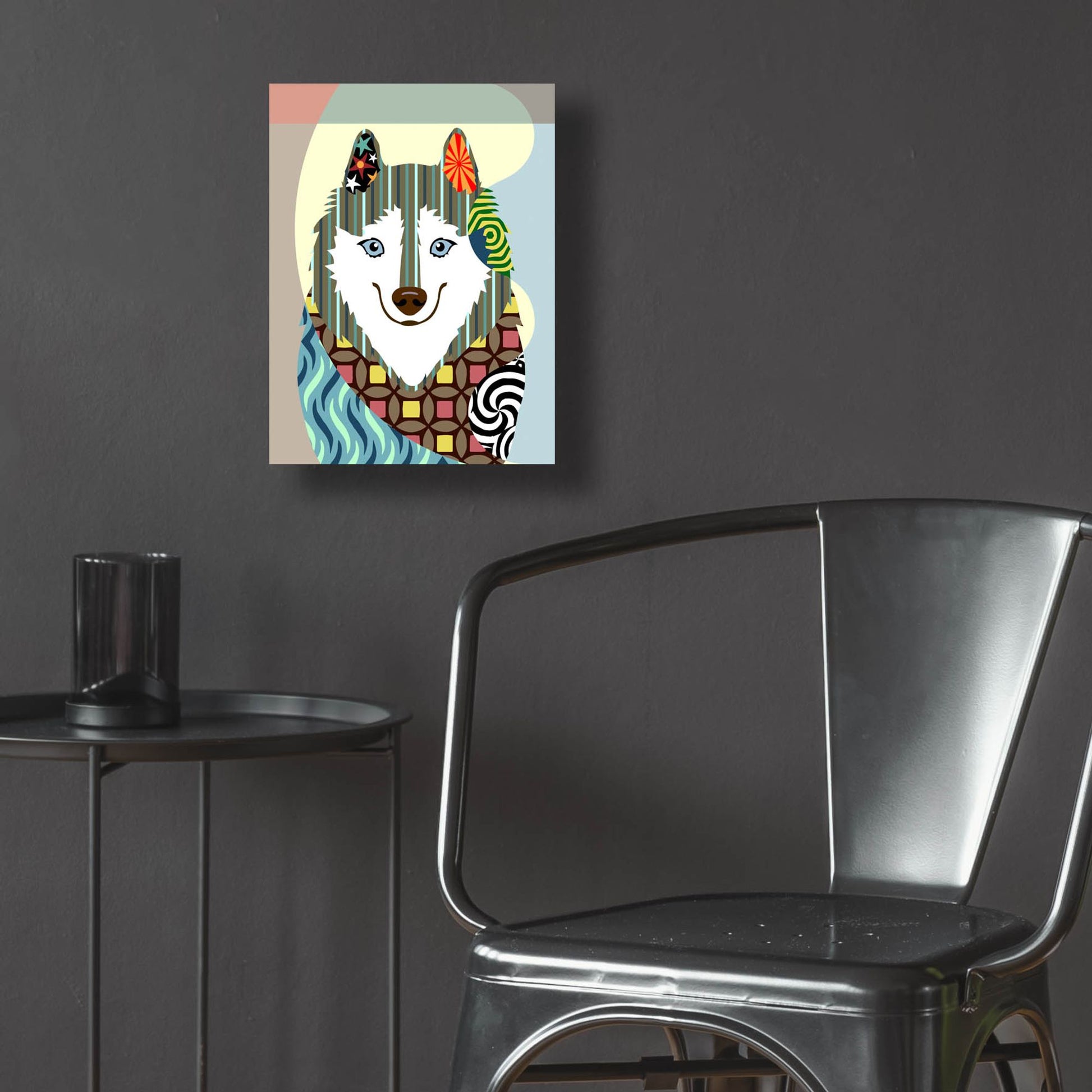 Epic Art 'American Eskimo' by Lanre Adefioye, Acrylic Glass Wall Art,12x16