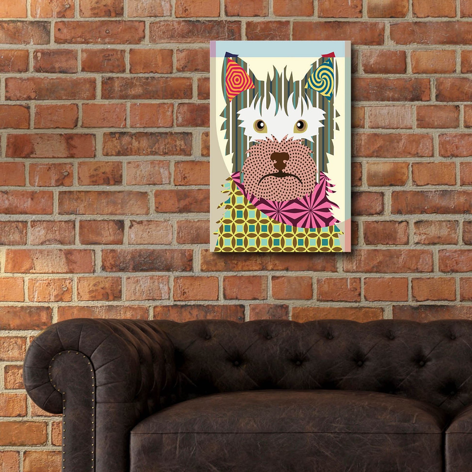 Epic Art 'Australian Terrier' by Lanre Adefioye, Acrylic Glass Wall Art,16x24