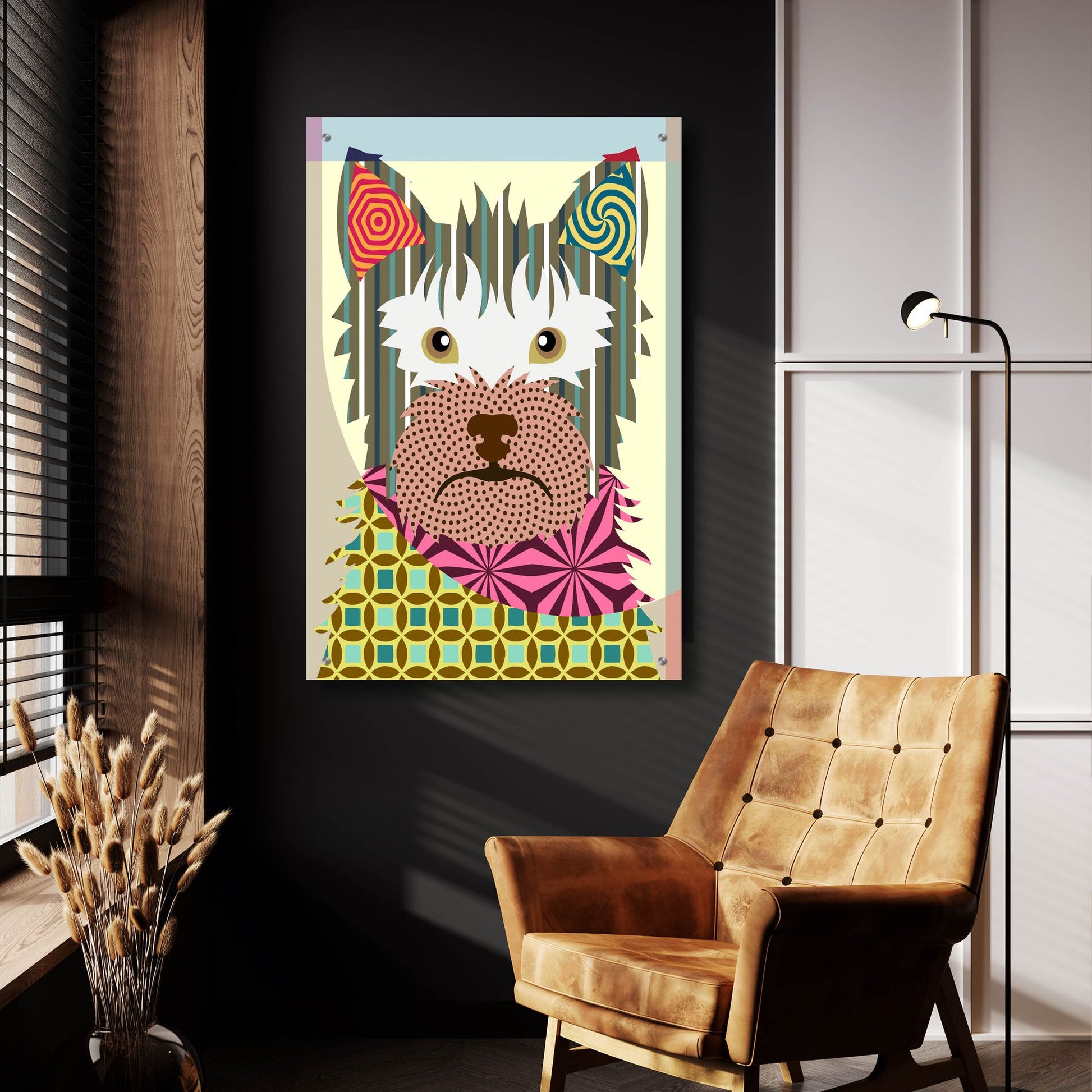 Epic Art 'Australian Terrier' by Lanre Adefioye, Acrylic Glass Wall Art,24x36