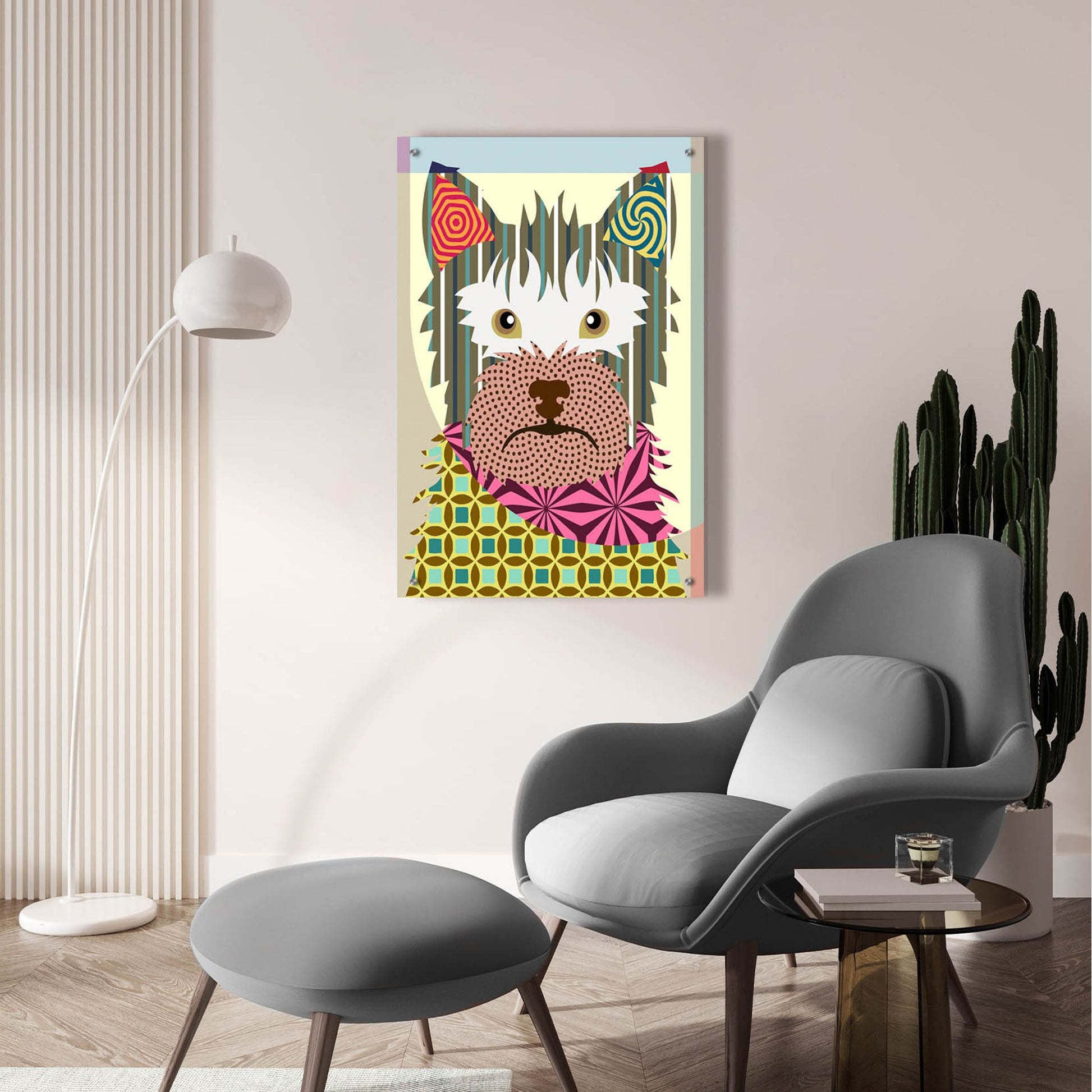 Epic Art 'Australian Terrier' by Lanre Adefioye, Acrylic Glass Wall Art,24x36