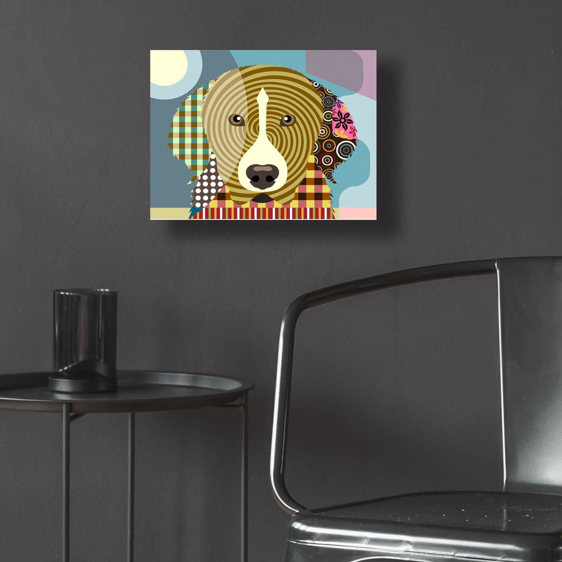 Epic Art 'Great Pyrenees' by Lanre Adefioye, Acrylic Glass Wall Art,16x12