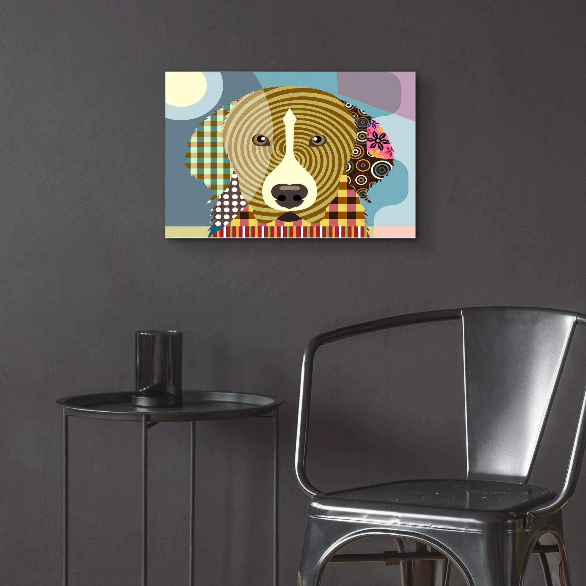 Epic Art 'Great Pyrenees' by Lanre Adefioye, Acrylic Glass Wall Art,24x16