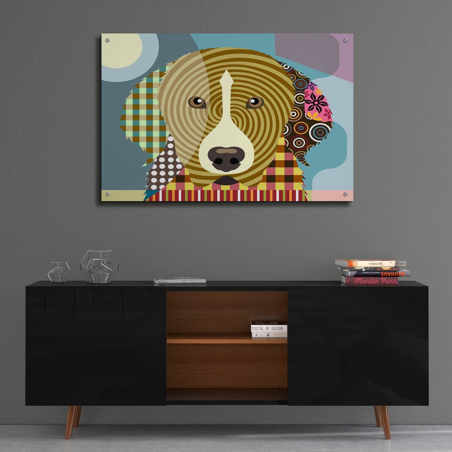 Epic Art 'Great Pyrenees' by Lanre Adefioye, Acrylic Glass Wall Art,36x24