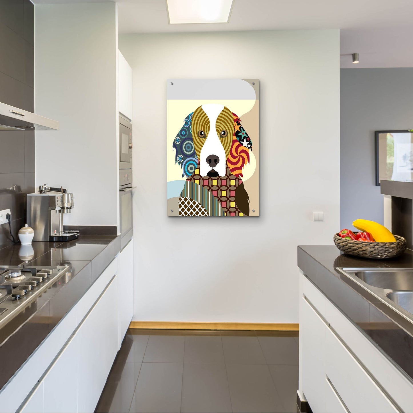 Epic Art 'Irish Setter' by Lanre Adefioye, Acrylic Glass Wall Art,24x36