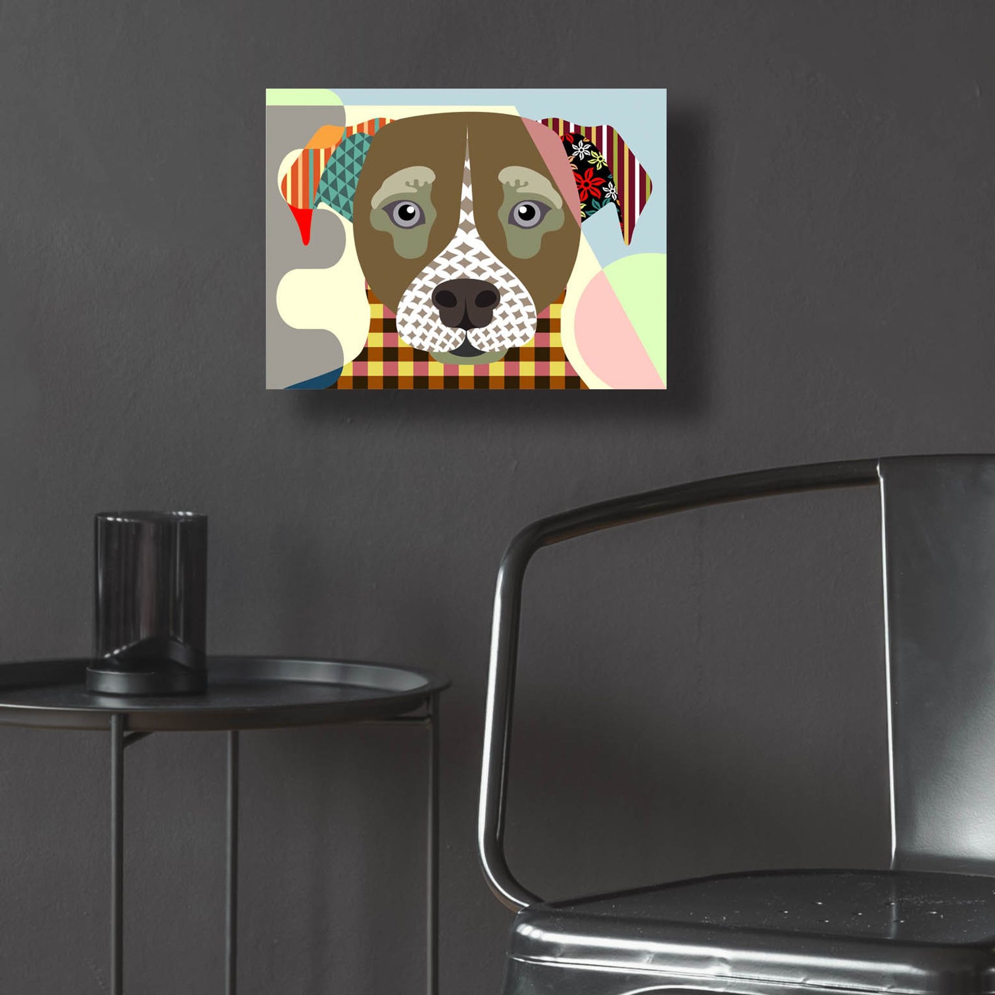 Epic Art 'Jack Russell' by Lanre Adefioye, Acrylic Glass Wall Art,16x12