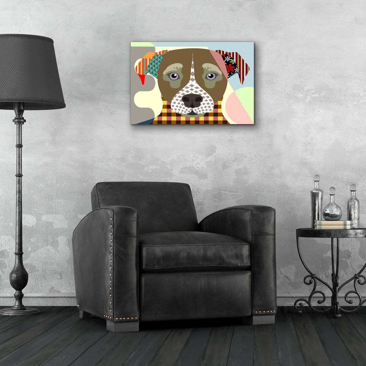 Epic Art 'Jack Russell' by Lanre Adefioye, Acrylic Glass Wall Art,24x16