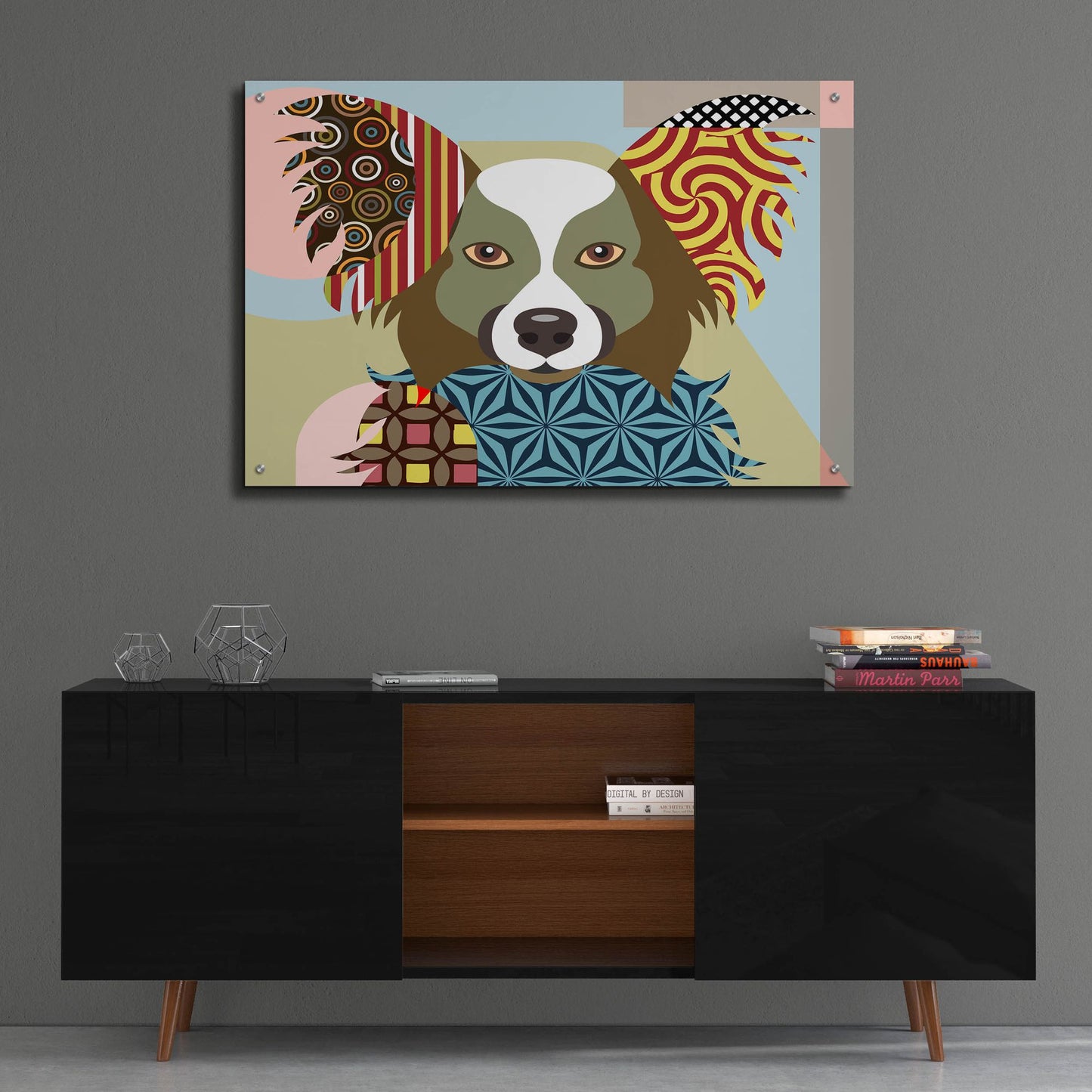 Epic Art 'Papillon' by Lanre Adefioye, Acrylic Glass Wall Art,36x24