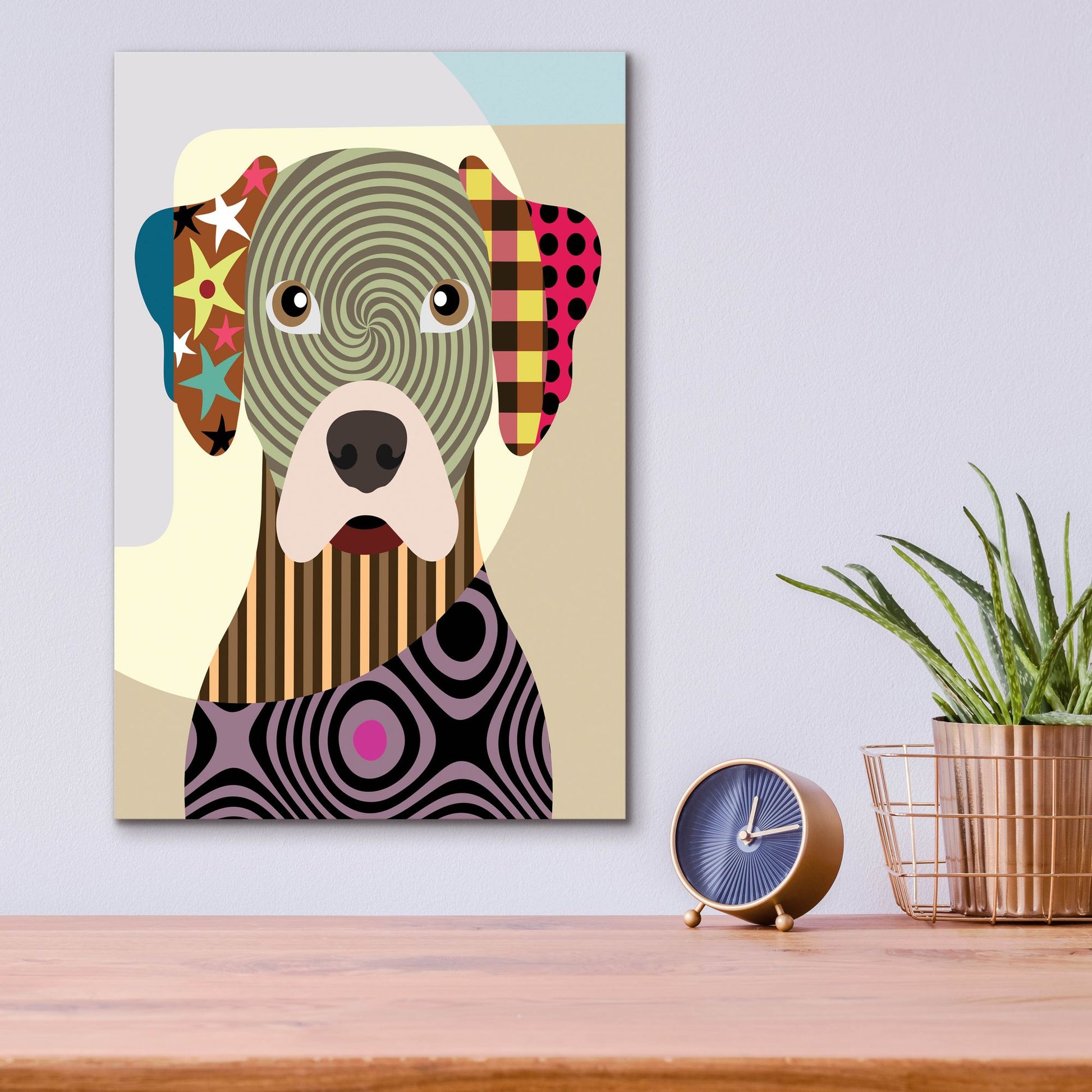 Epic Art 'Rhodesian Ridgeback' by Lanre Adefioye, Acrylic Glass Wall Art,12x16