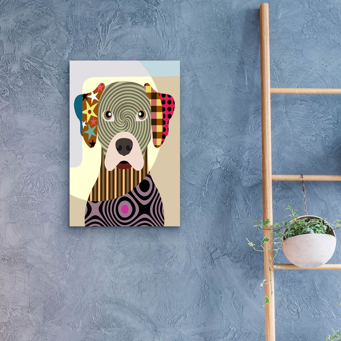 Epic Art 'Rhodesian Ridgeback' by Lanre Adefioye, Acrylic Glass Wall Art,16x24