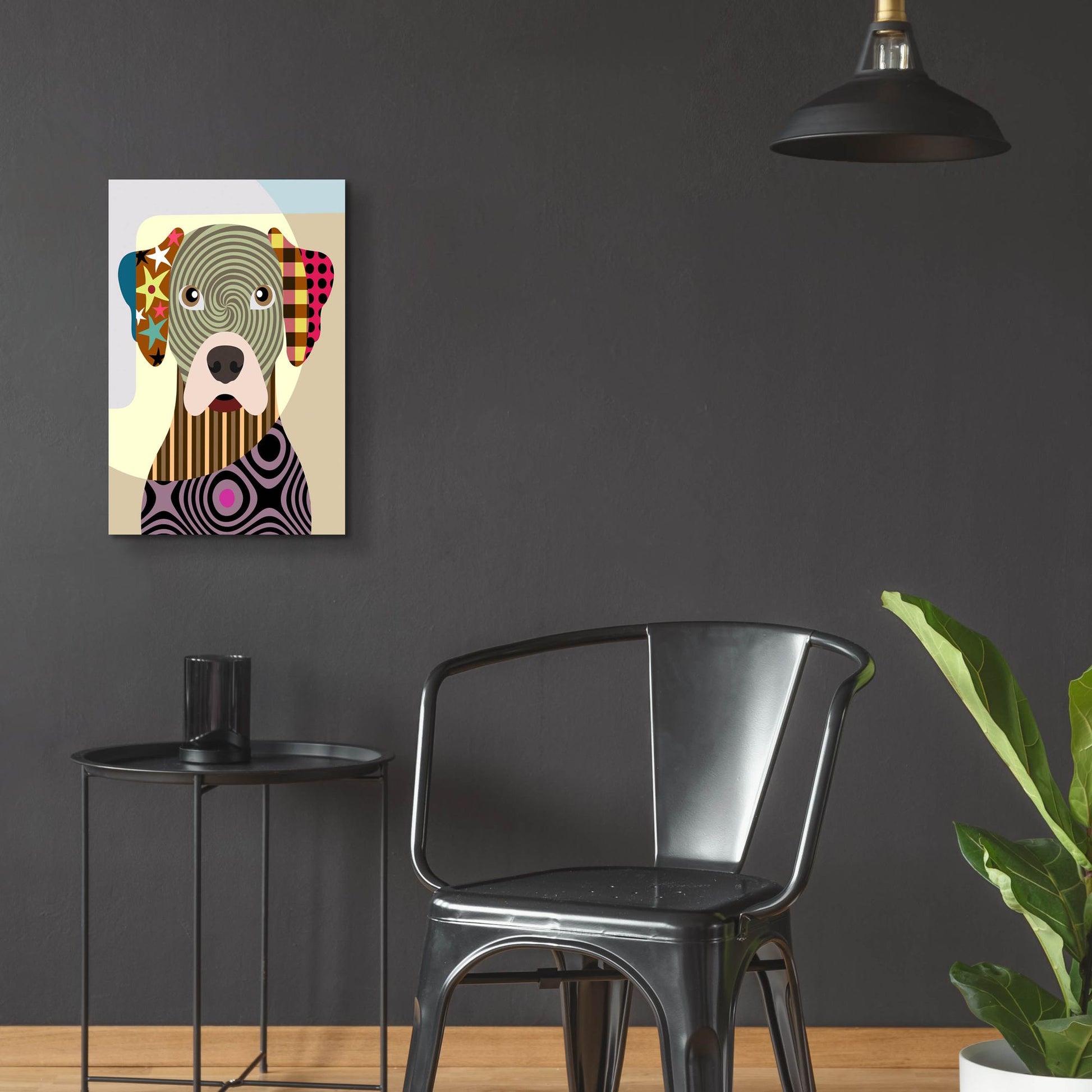 Epic Art 'Rhodesian Ridgeback' by Lanre Adefioye, Acrylic Glass Wall Art,16x24