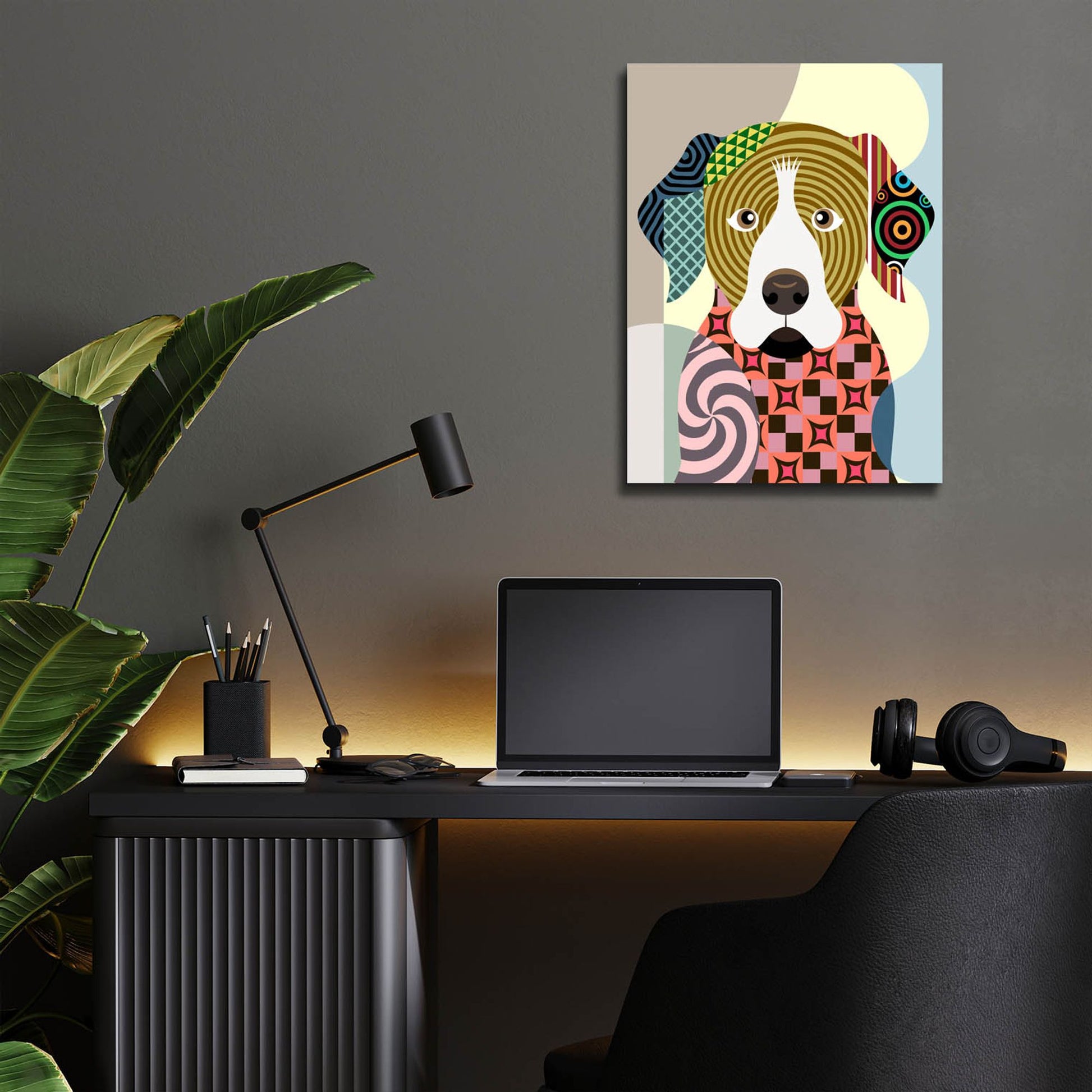 Epic Art 'Rottweiler' by Lanre Adefioye, Acrylic Glass Wall Art,12x16