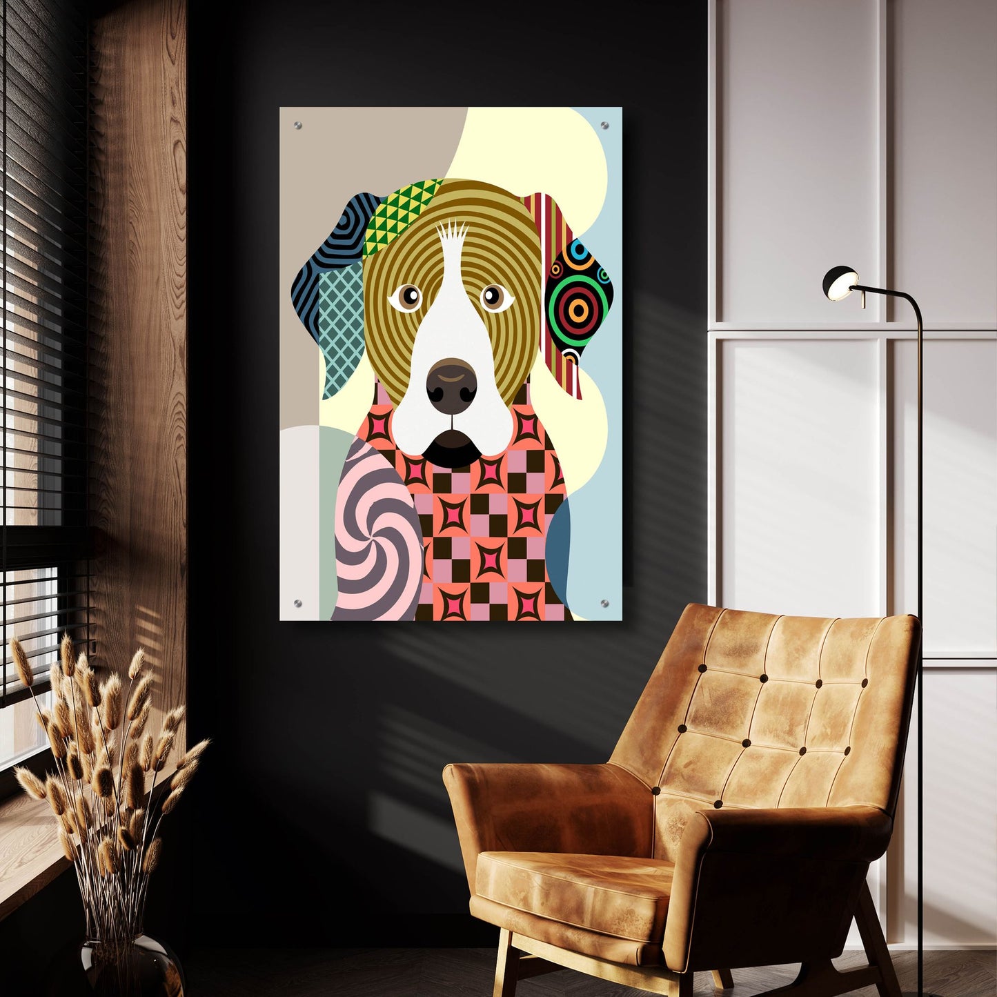 Epic Art 'Rottweiler' by Lanre Adefioye, Acrylic Glass Wall Art,24x36