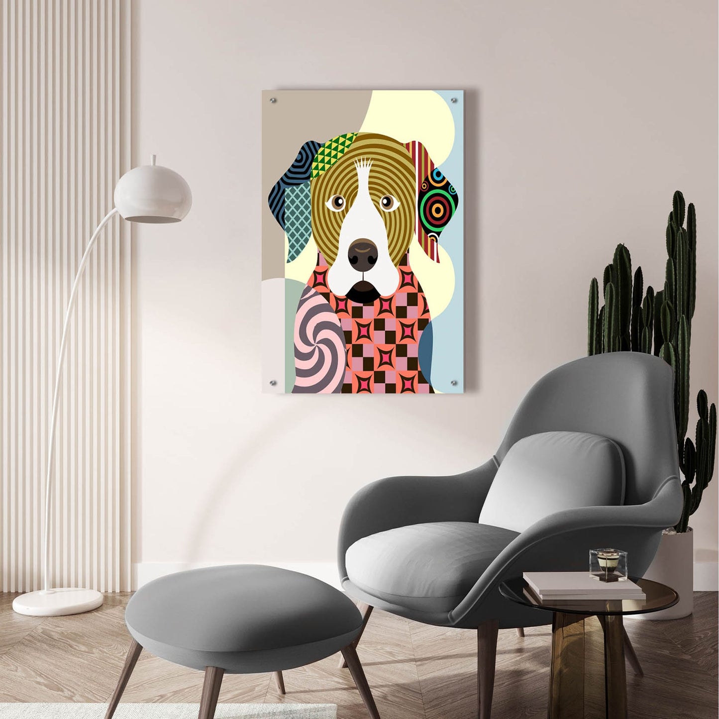 Epic Art 'Rottweiler' by Lanre Adefioye, Acrylic Glass Wall Art,24x36