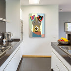Epic Art 'Wire Fox Terrier' by Lanre Adefioye, Acrylic Glass Wall Art,24x36