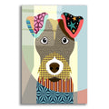 Epic Art 'Wire Fox Terrier' by Lanre Adefioye, Acrylic Glass Wall Art