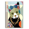 Epic Art 'Hipster Kitty' by Lanre Adefioye, Acrylic Glass Wall Art
