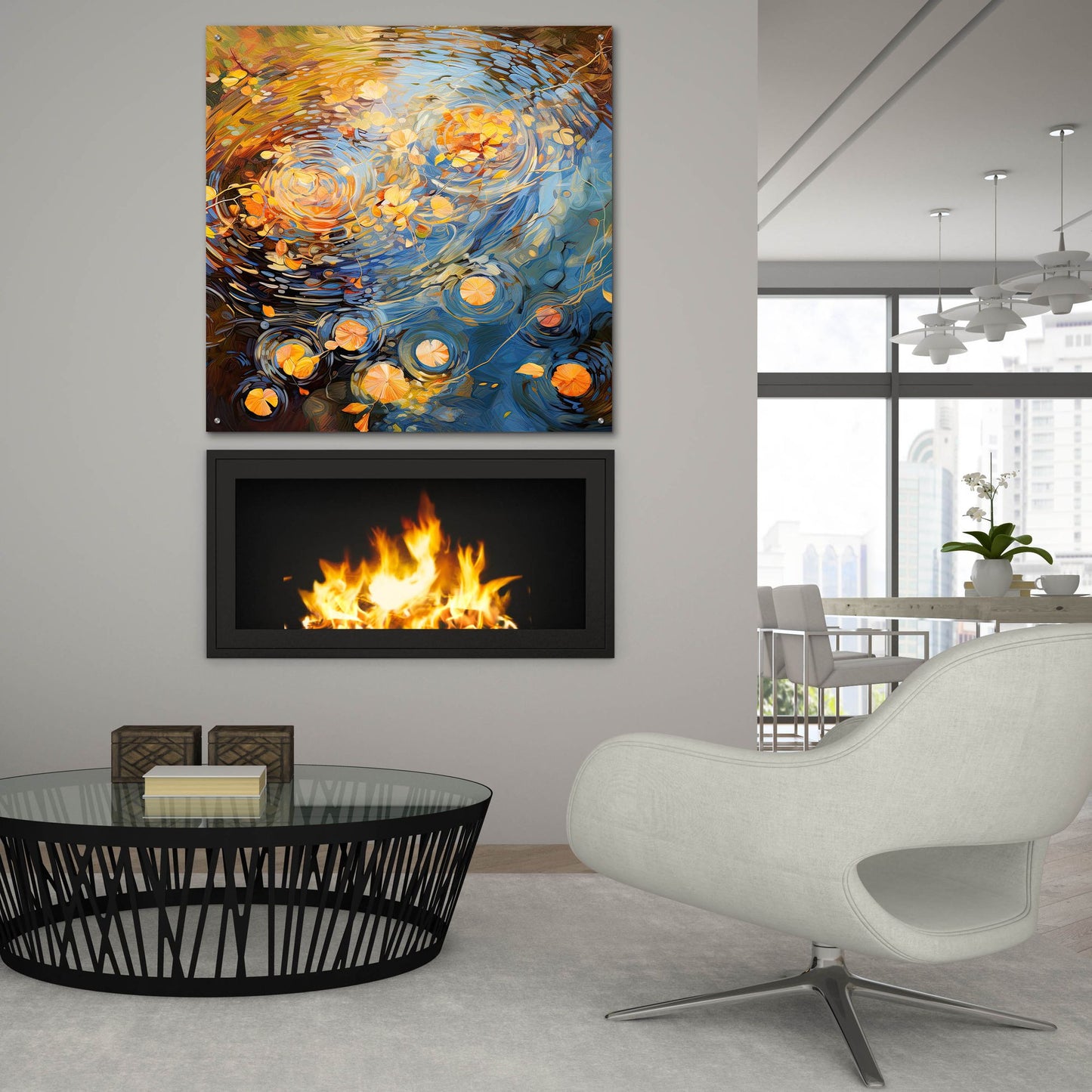 Epic Art 'Autumn Nostalgia 1 of 4' by Cameron Gray, Acrylic Glass Wall Art,36x36