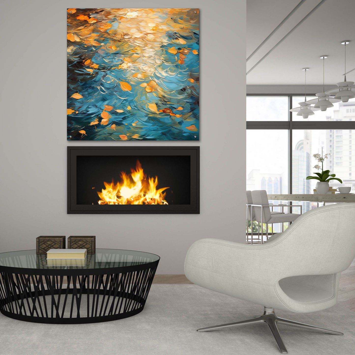 Epic Art 'Autumn Nostalgia 2 of 4' by Cameron Gray, Acrylic Glass Wall Art,36x36