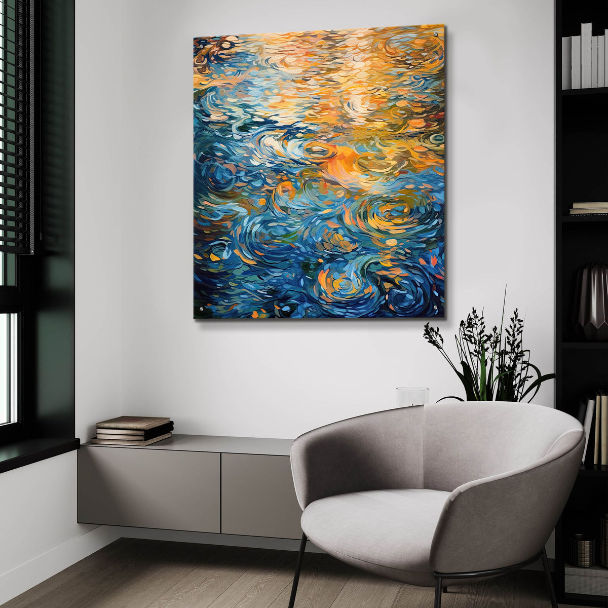 Epic Art 'Autumn Nostalgia 3 of 4' by Cameron Gray, Acrylic Glass Wall Art,36x36