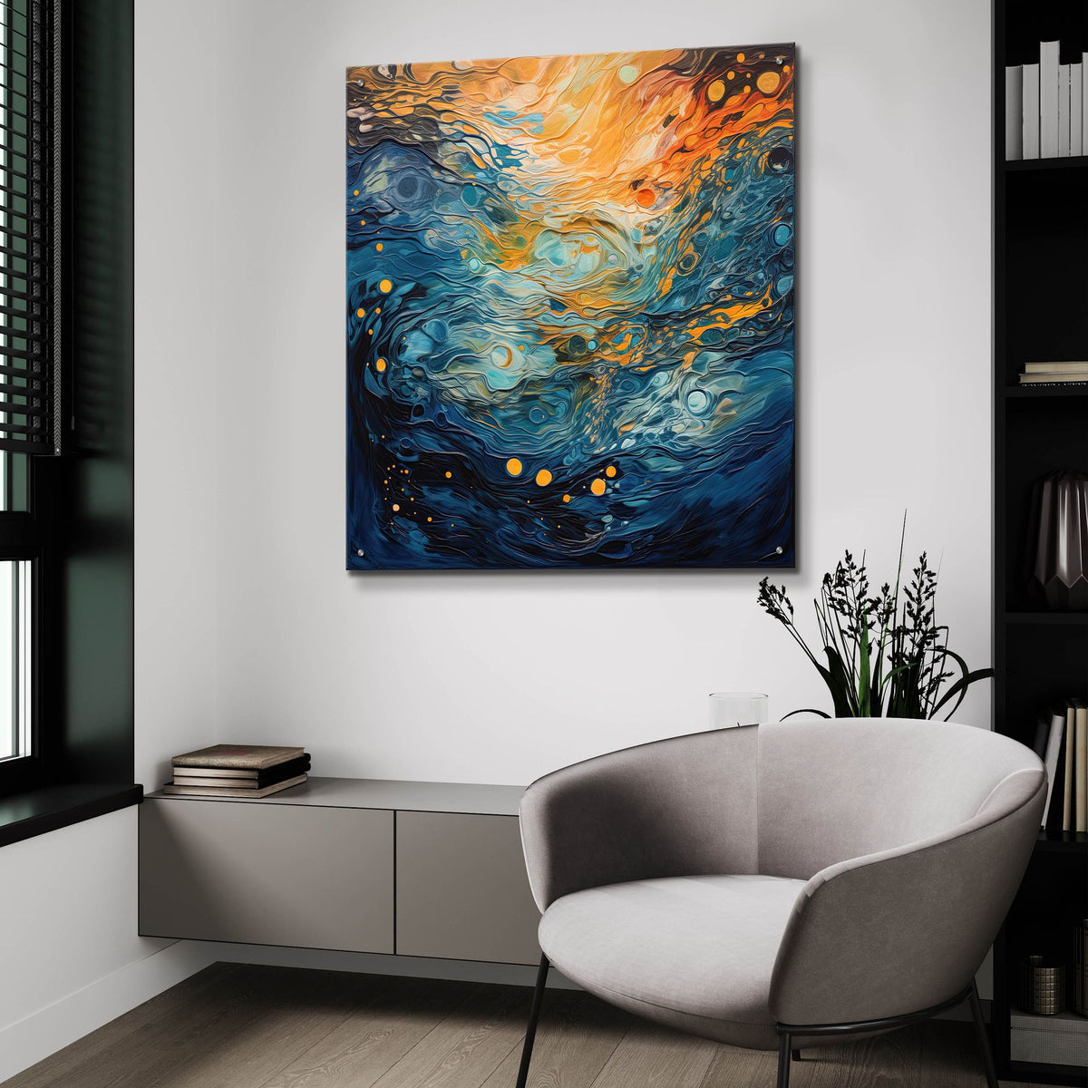 Epic Art 'Autumn Nostalgia 4 of 4' by Cameron Gray, Acrylic Glass Wall Art,36x36