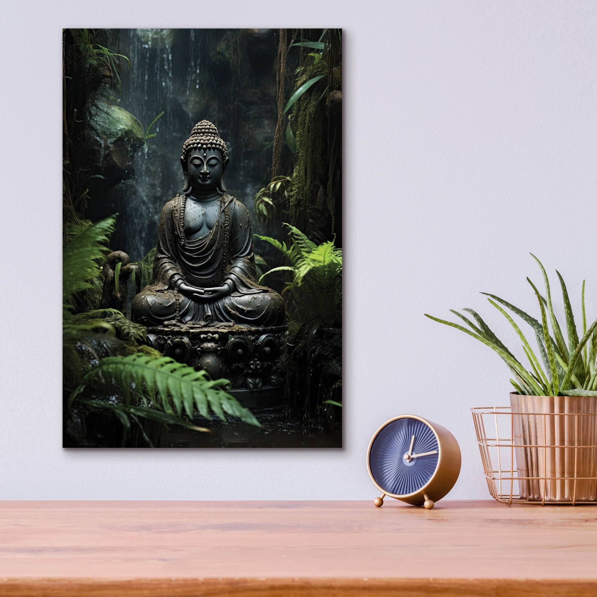 Epic Art 'Buddha 3' by Cameron Gray, Acrylic Glass Wall Art,12x16