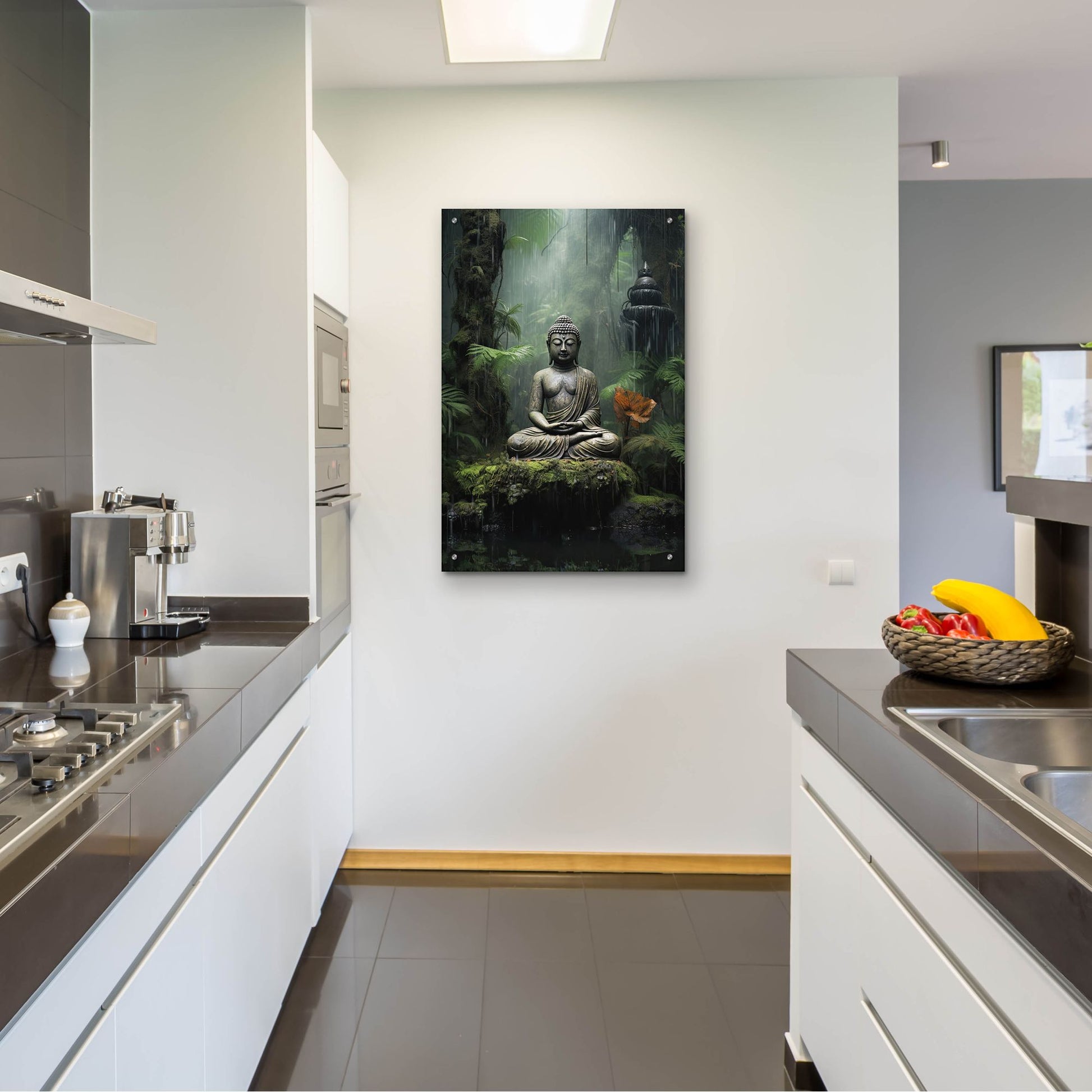 Epic Art 'Buddha 4' by Cameron Gray, Acrylic Glass Wall Art,24x36