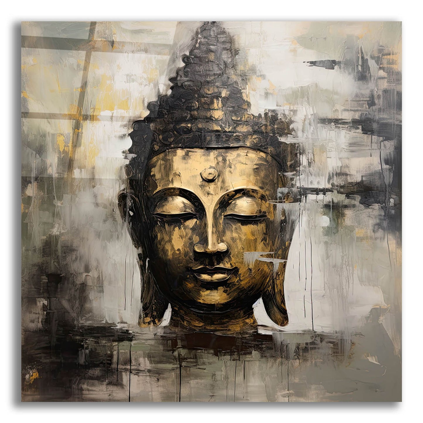 Epic Art 'Buddha 5' by Cameron Gray, Acrylic Glass Wall Art