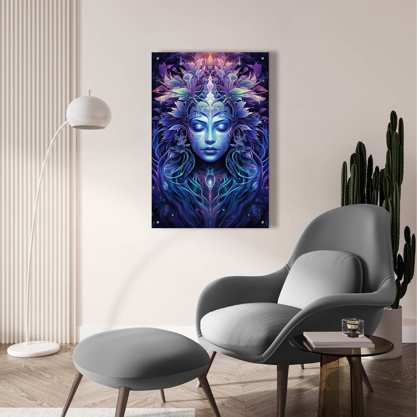 Epic Art 'Cosmic Mindfulness' by Cameron Gray, Acrylic Glass Wall Art,24x36