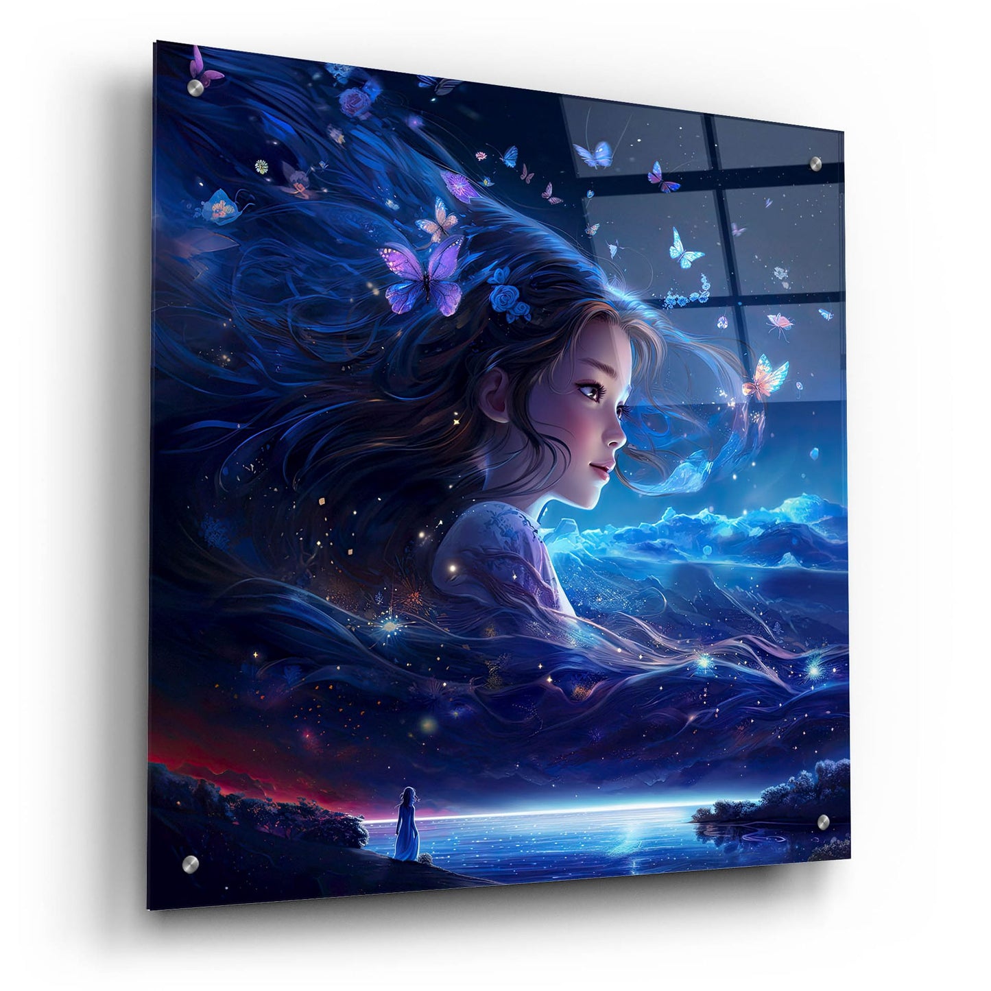 Epic Art 'In A Dream' by Cameron Gray, Acrylic Glass Wall Art,24x24
