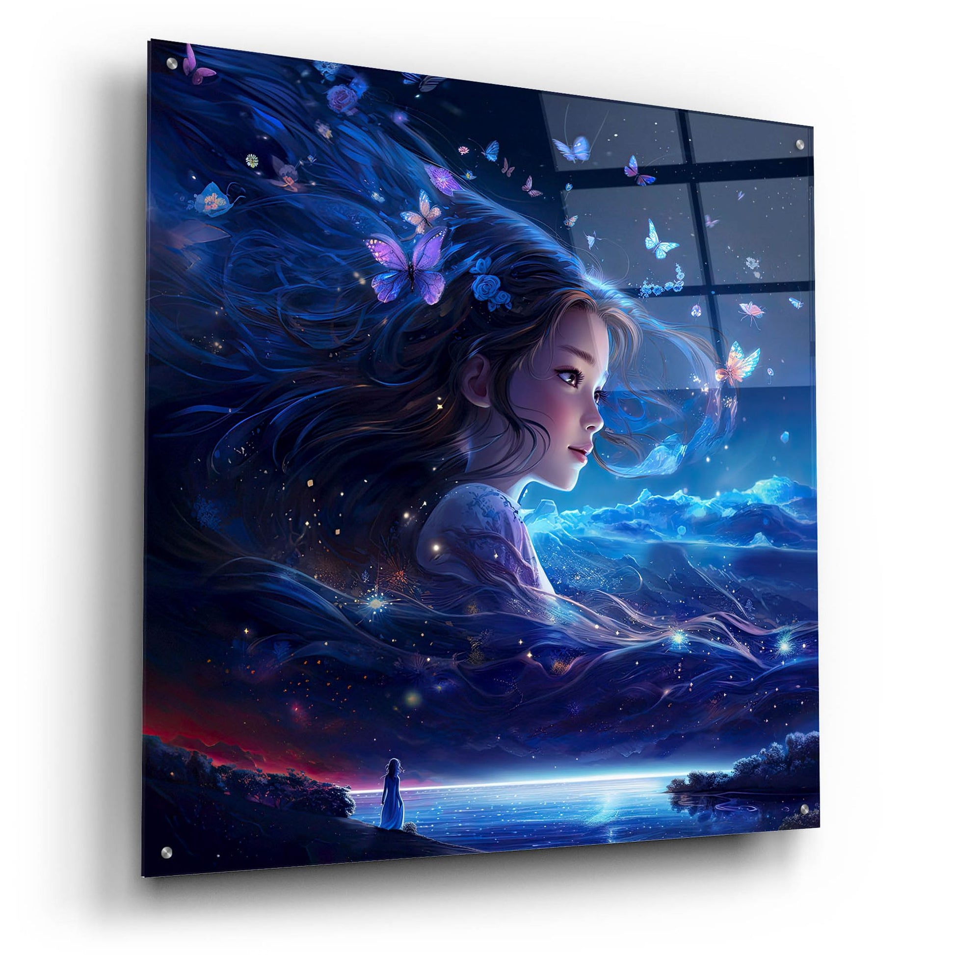 Epic Art 'In A Dream' by Cameron Gray, Acrylic Glass Wall Art,36x36