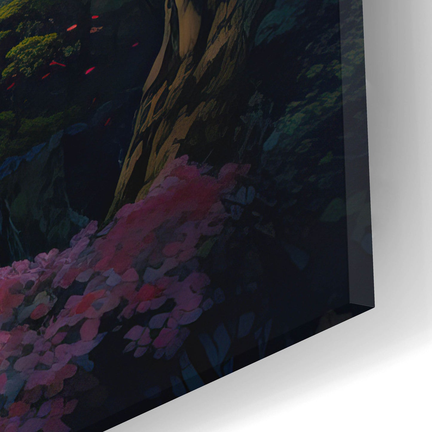 Epic Art 'Japanese Zen Forest' by Cameron Gray, Acrylic Glass Wall Art,24x12