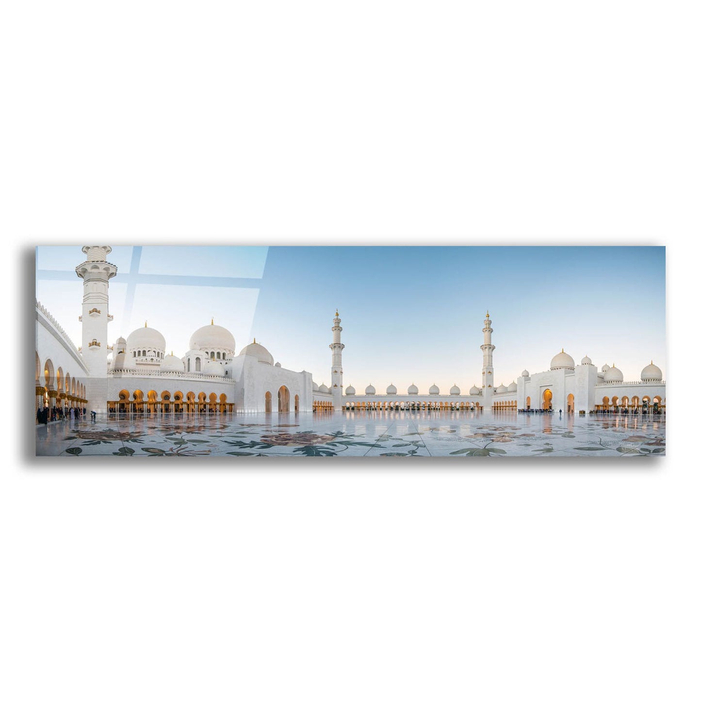 Epic Art 'Abu Dhabi Grand Mosque' by Epic Portfolio, Acrylic Glass Wall Art