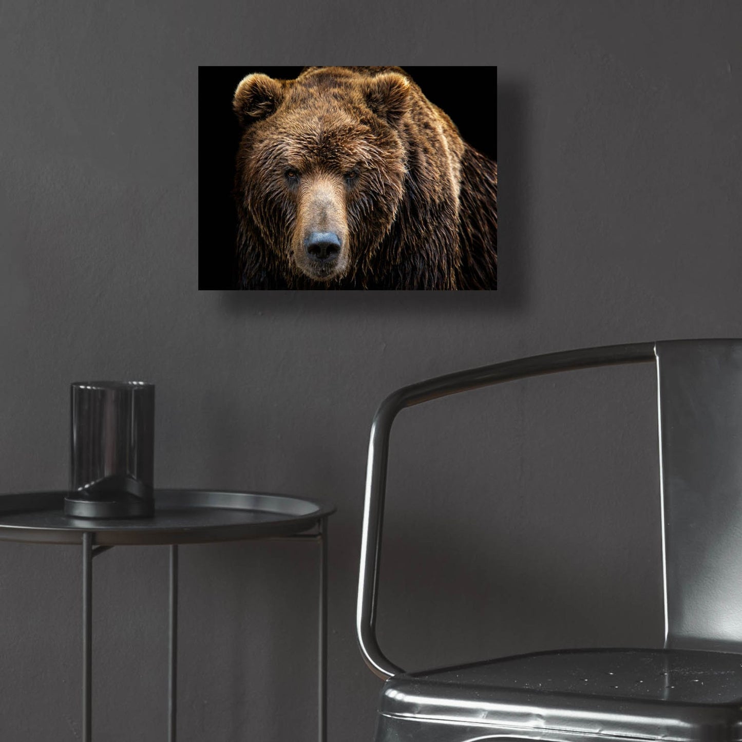 Epic Art 'Brown Bear' by Epic Portfolio, Acrylic Glass Wall Art,16x12