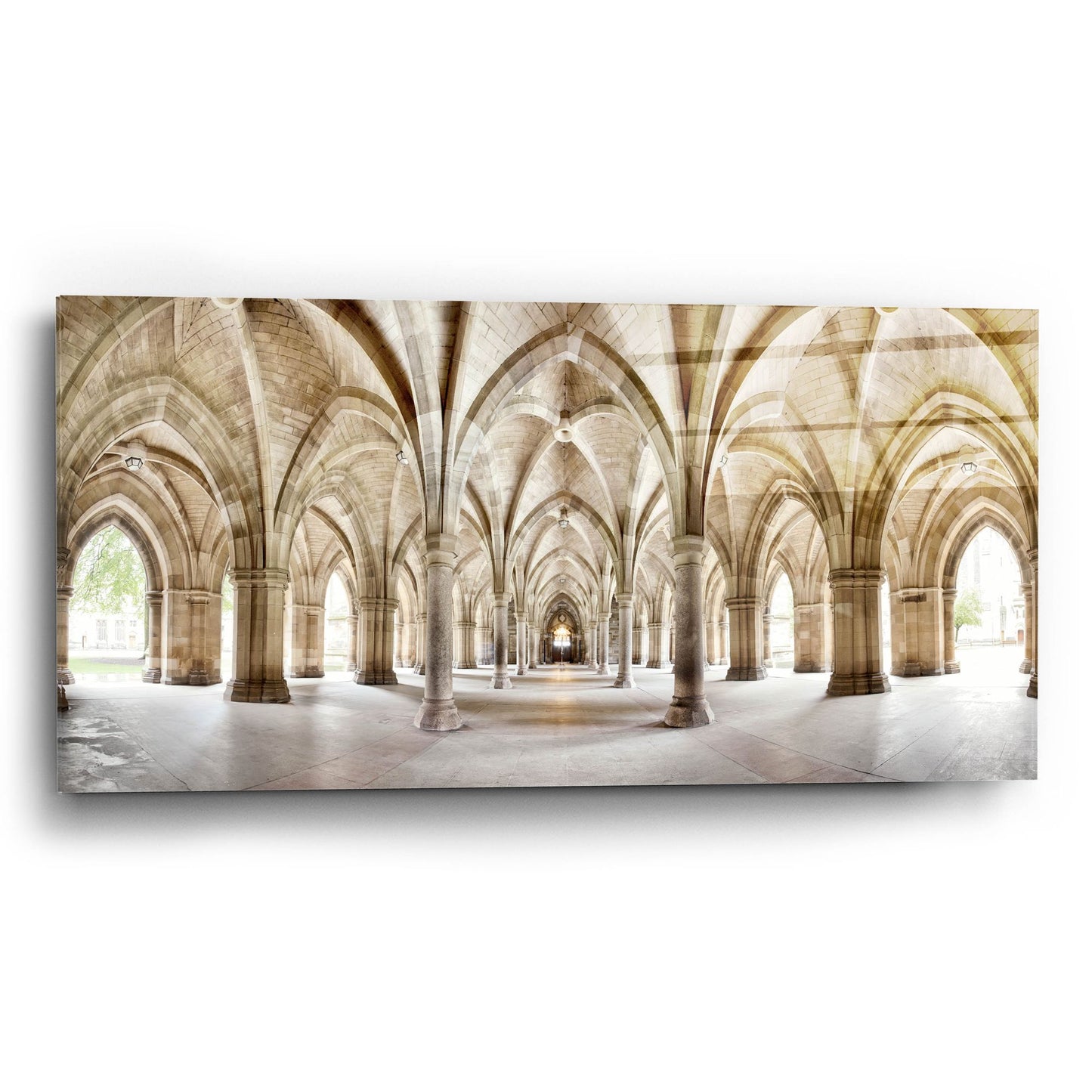 Epic Art 'Glasgow Cloisters' by Epic Portfolio, Acrylic Glass Wall Art,24x12