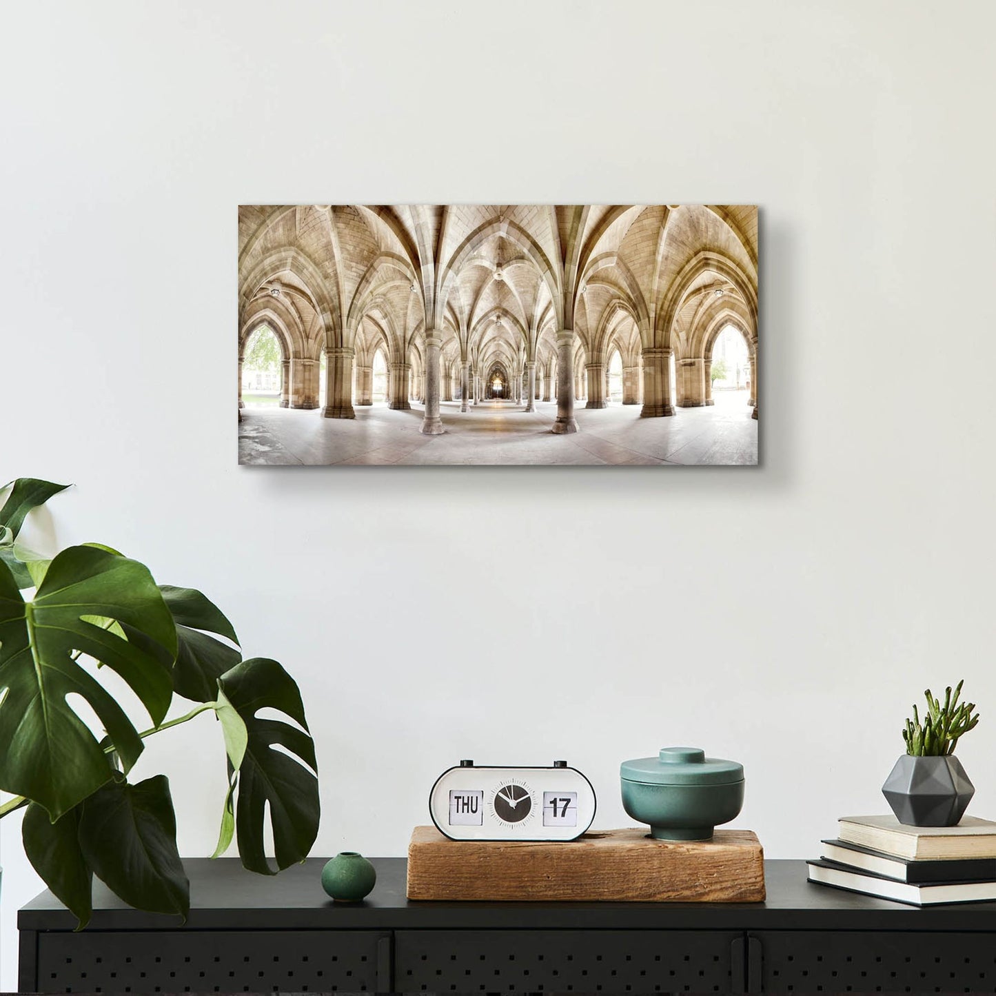 Epic Art 'Glasgow Cloisters' by Epic Portfolio, Acrylic Glass Wall Art,24x12