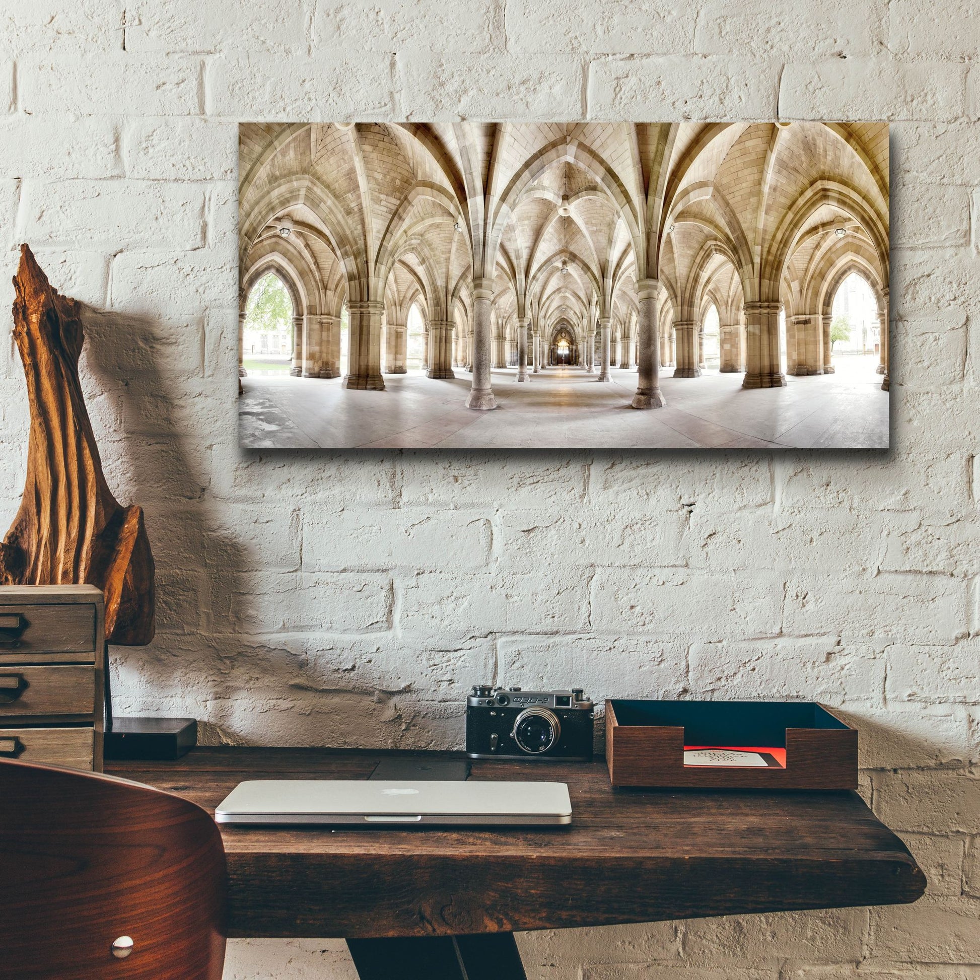 Epic Art 'Glasgow Cloisters' by Epic Portfolio, Acrylic Glass Wall Art,24x12