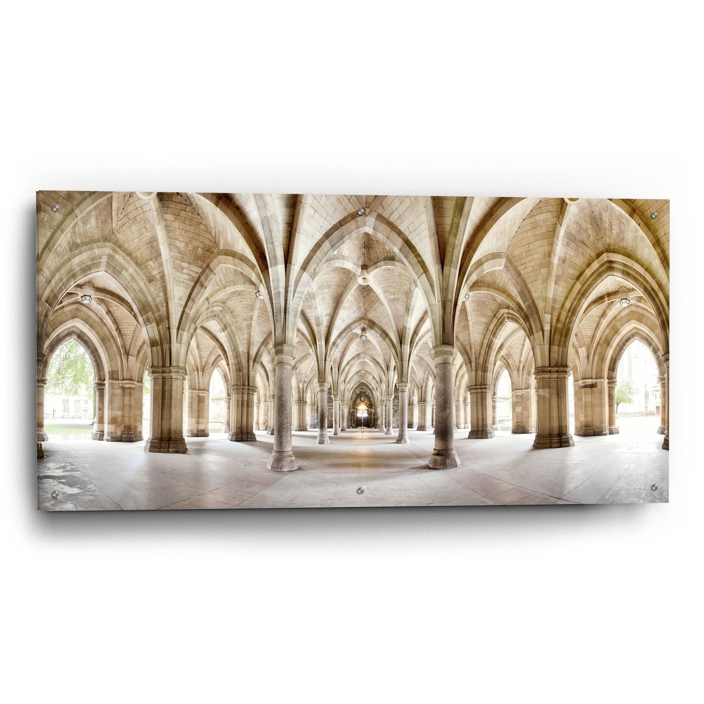 Epic Art 'Glasgow Cloisters' by Epic Portfolio, Acrylic Glass Wall Art,48x24