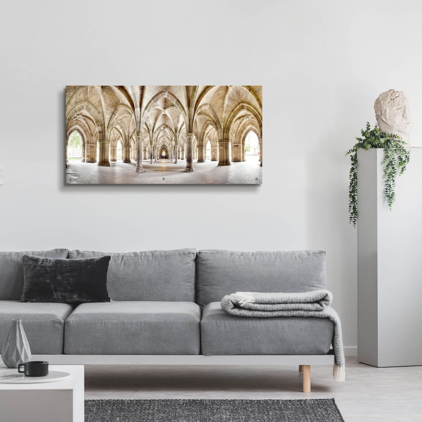 Epic Art 'Glasgow Cloisters' by Epic Portfolio, Acrylic Glass Wall Art,48x24