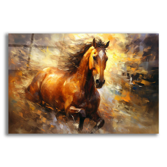 Epic Art 'Horse Race' by Epic Portfolio, Acrylic Glass Wall Art