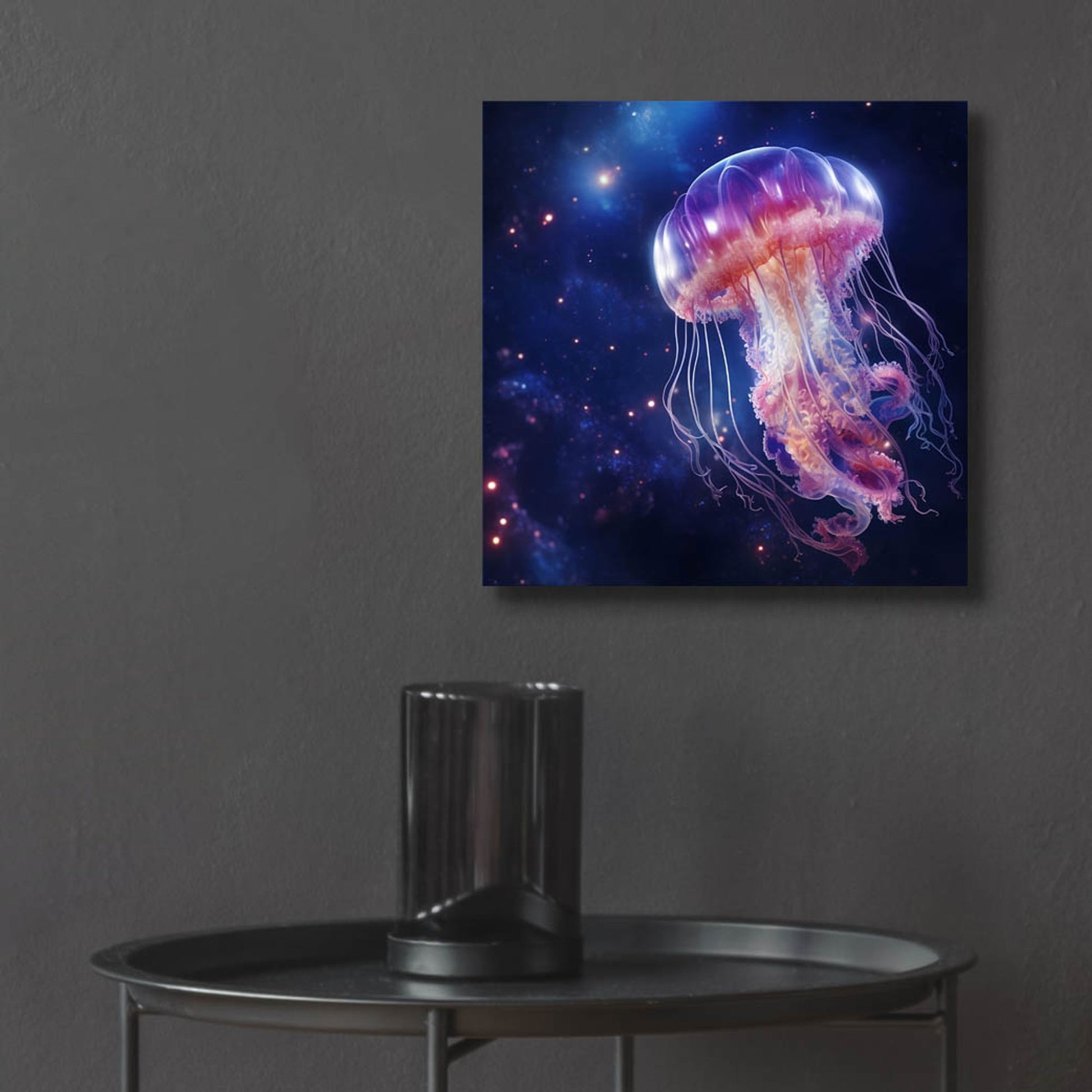 Epic Art 'Jelly Fish Giant' by Epic Portfolio, Acrylic Glass Wall Art,12x12