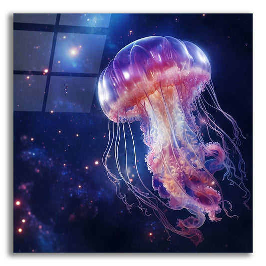 Epic Art 'Jelly Fish Giant' by Epic Portfolio, Acrylic Glass Wall Art