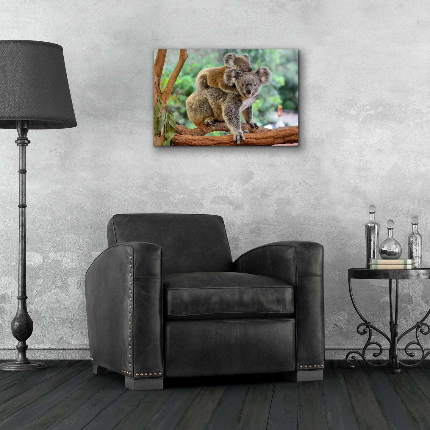 Epic Art 'Koala' by Epic Portfolio, Acrylic Glass Wall Art,24x16