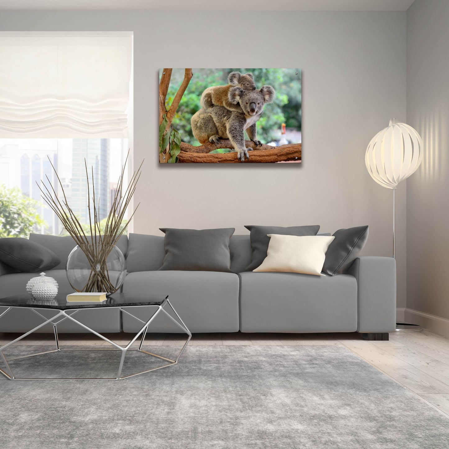 Epic Art 'Koala' by Epic Portfolio, Acrylic Glass Wall Art,36x24