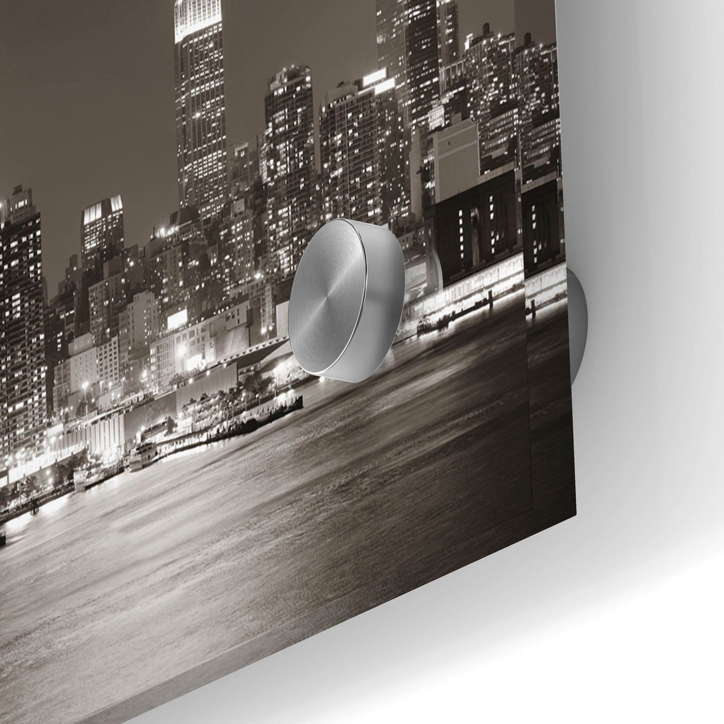 Epic Art 'Midtown Manhattan Skyline' by Epic Portfolio, Acrylic Glass Wall Art,36x12