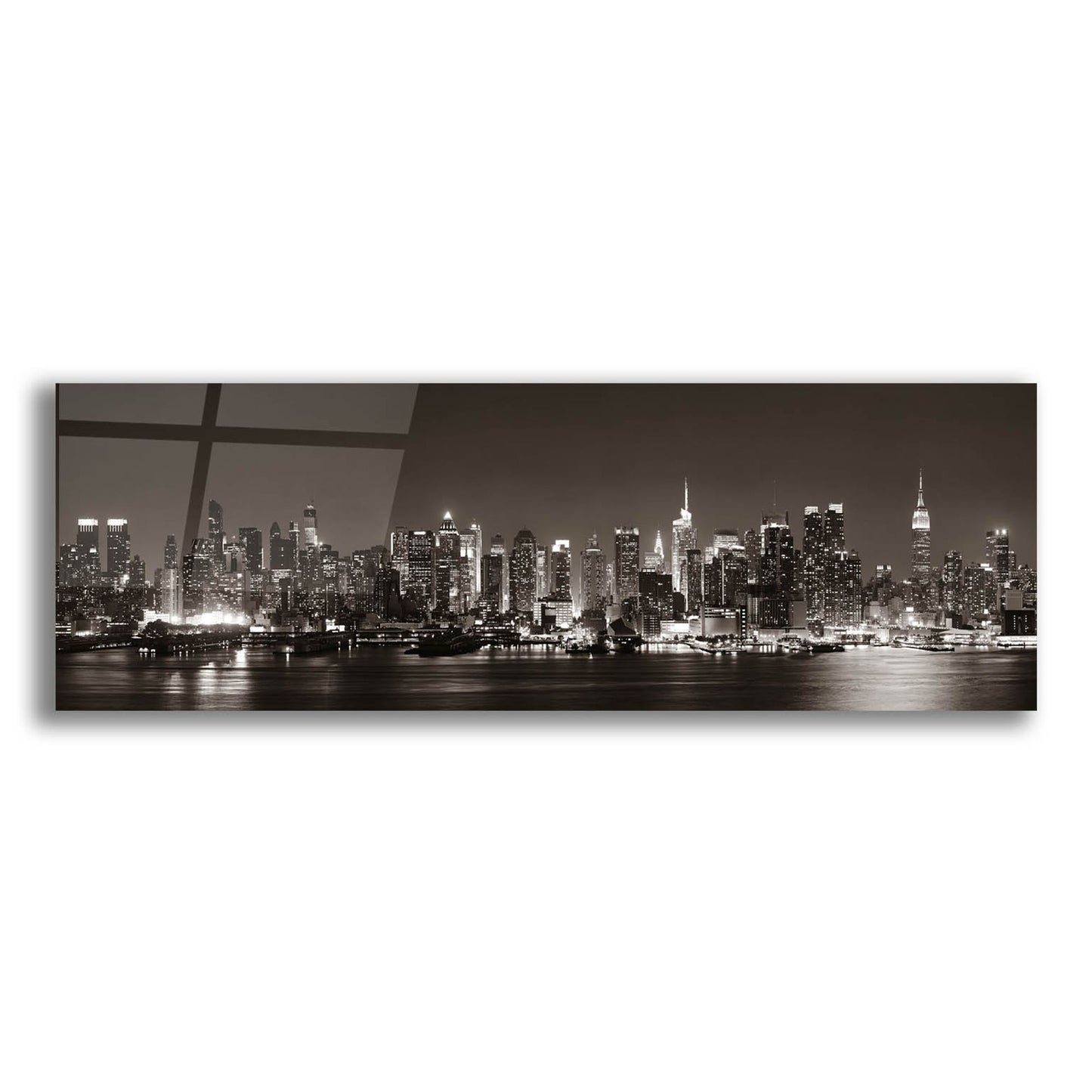 Epic Art 'Midtown Manhattan Skyline' by Epic Portfolio, Acrylic Glass Wall Art