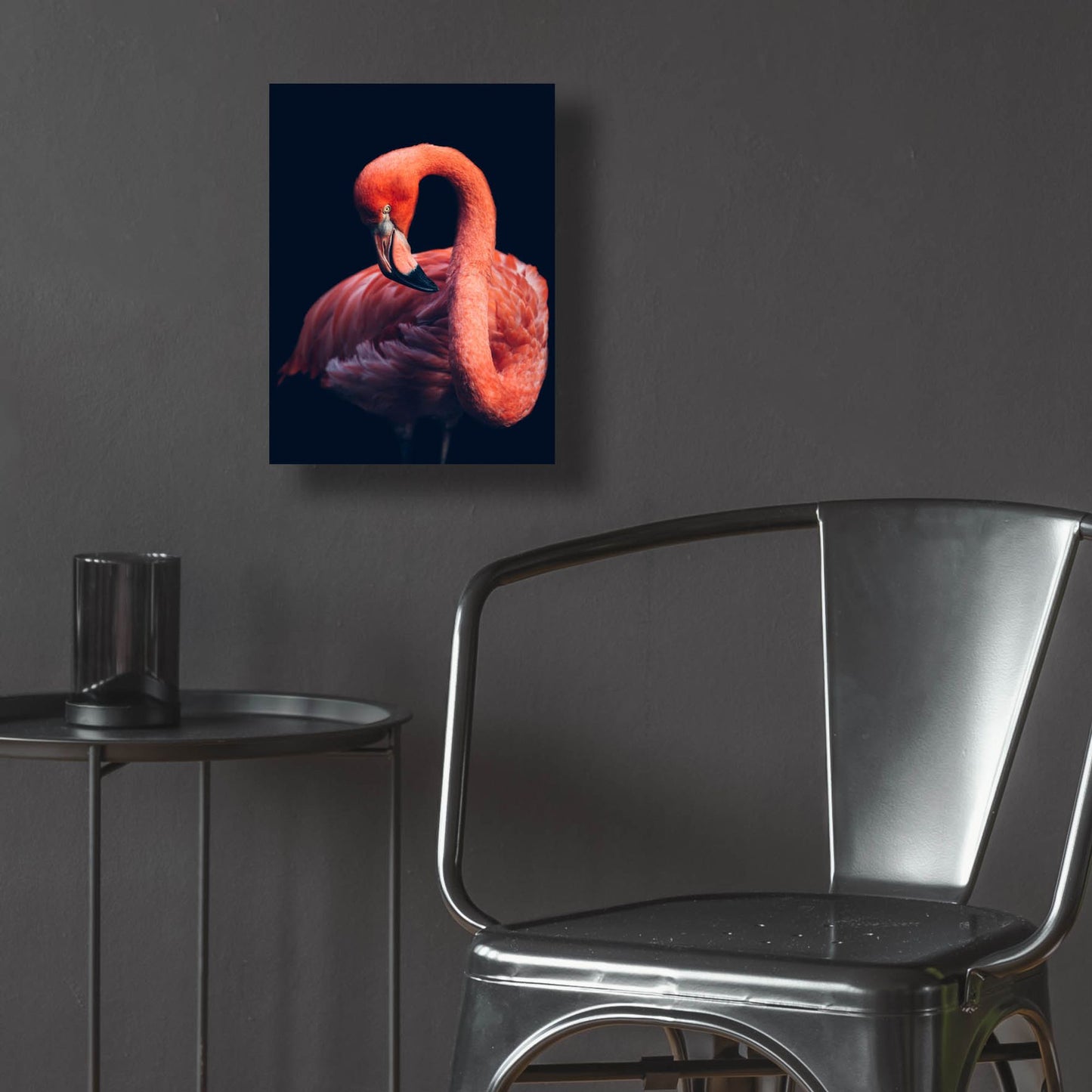 Epic Art 'Pink Flamingo' by Epic Portfolio, Acrylic Glass Wall Art,12x16