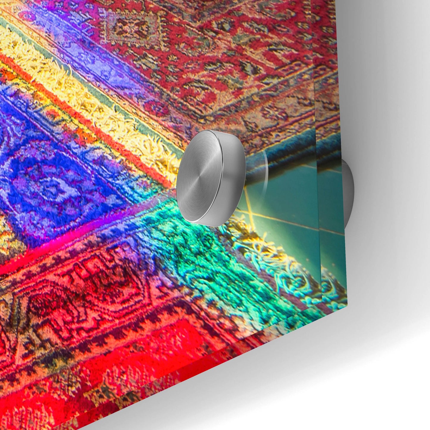 Epic Art 'Pink Mosque of Shiraz Iran' by Epic Portfolio, Acrylic Glass Wall Art,36x24