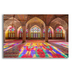 Epic Art 'Pink Mosque of Shiraz Iran' by Epic Portfolio, Acrylic Glass Wall Art