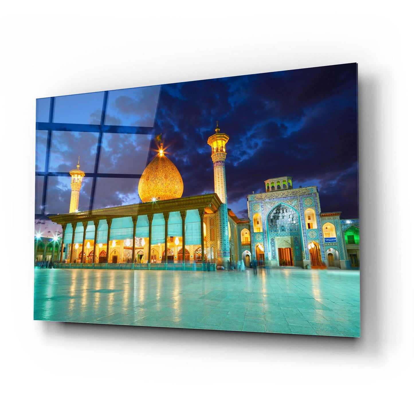 Epic Art 'Shah Cheragh Mosque Iran' by Epic Portfolio, Acrylic Glass Wall Art,24x16