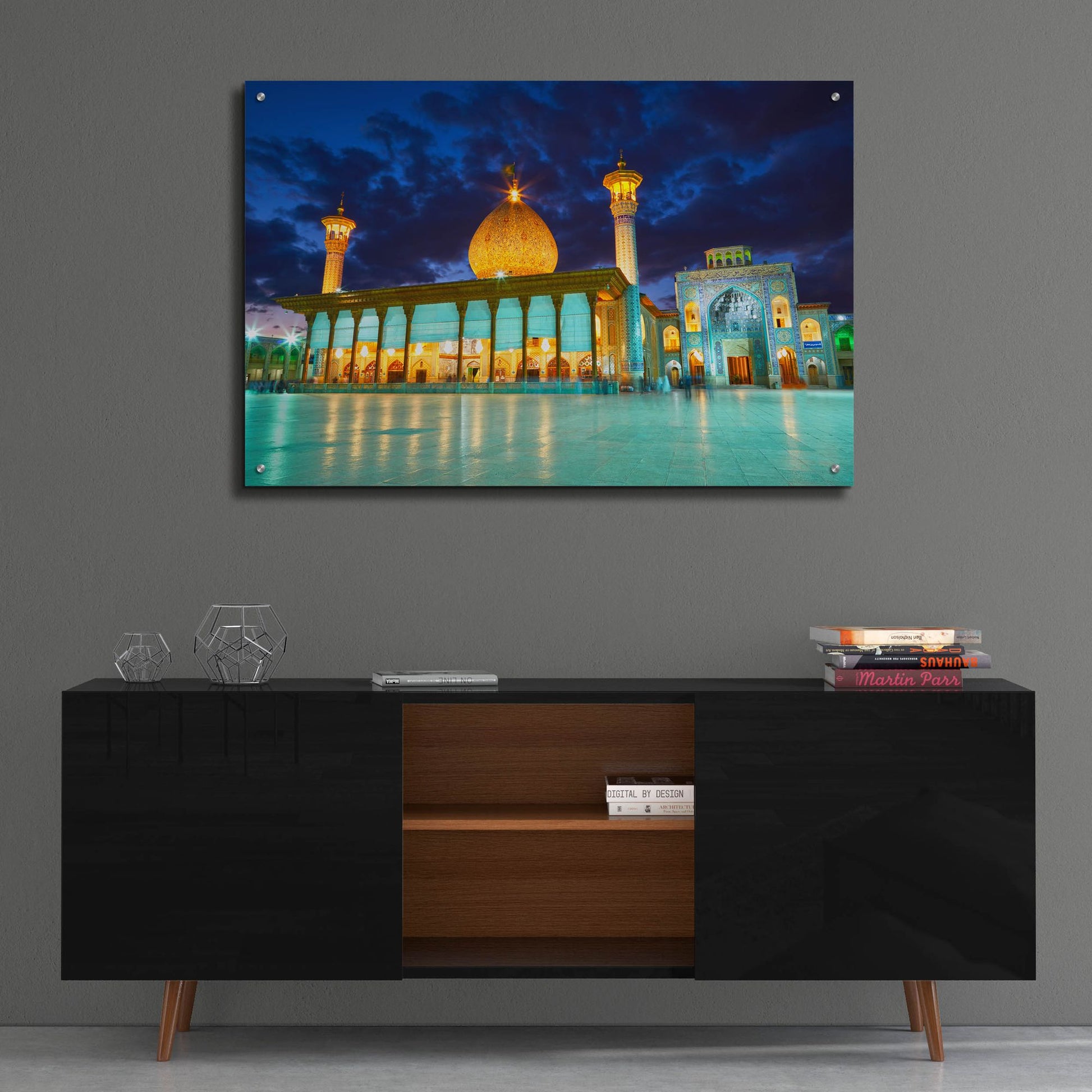 Epic Art 'Shah Cheragh Mosque Iran' by Epic Portfolio, Acrylic Glass Wall Art,36x24